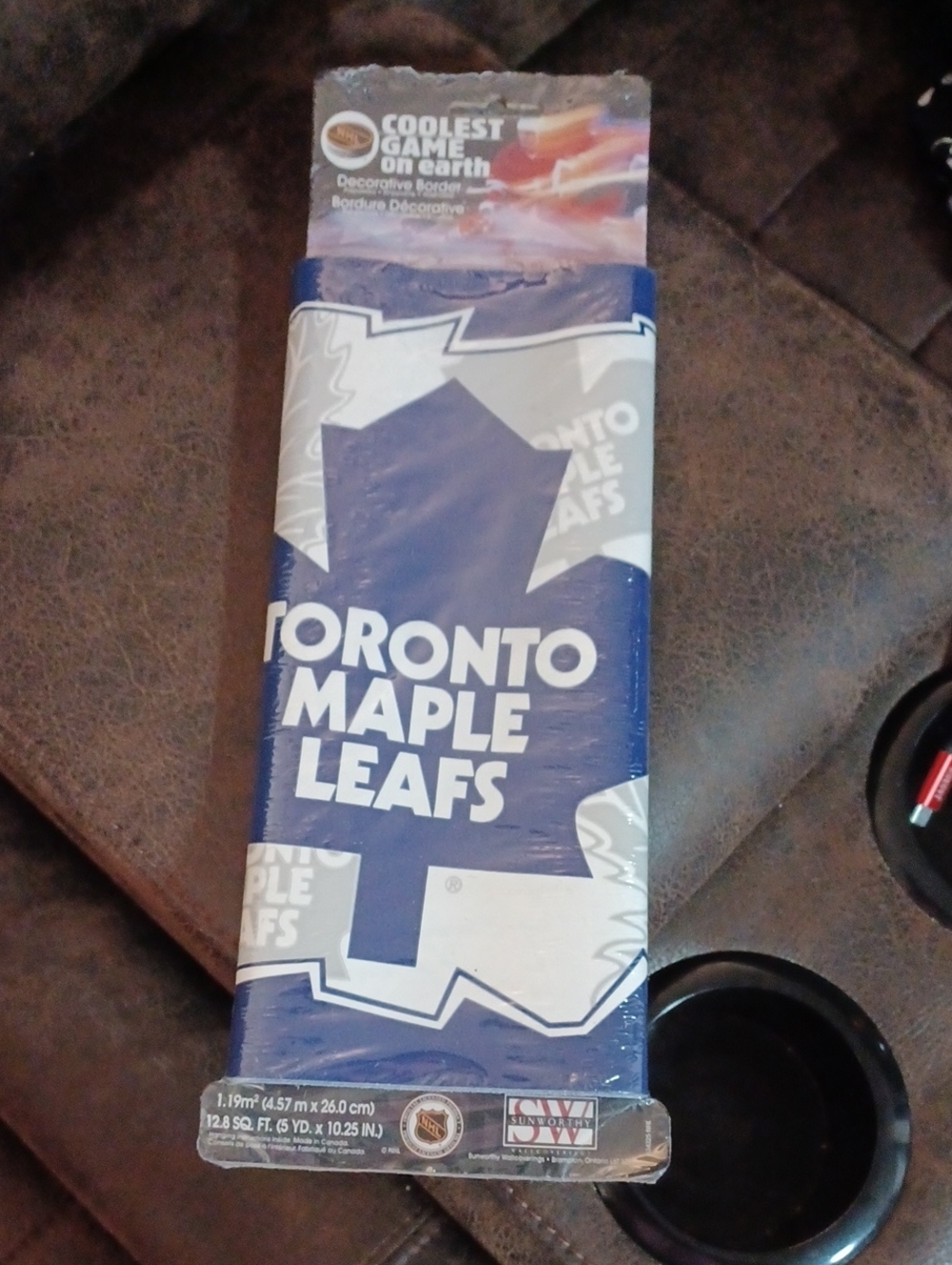 4/$40 New Toronto Maple Leafs Decorative Border - 5 Yards